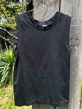 Classic Black Stretch Sleeveless Tank Top